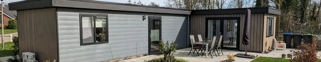 Mantelzorgwoning, Hoekopstelling, L-vorm - GB Houtbouw Dronten