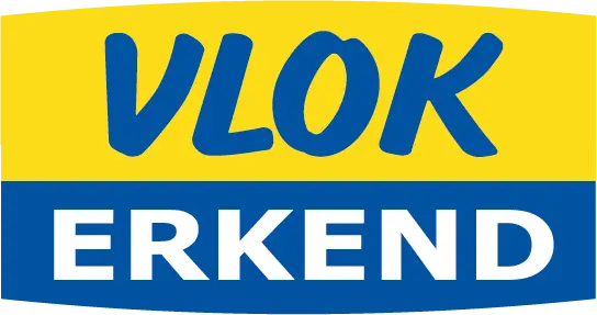 Logo Vlok - Branche Vereniging voor Vakmensen - Erkend lid van VLOK - GB Houtbouw Dronten